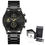 2023 CHEETAH Men Business Minimalist Watch for Men Chronograph Stainless Steel