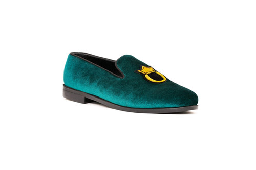 green emerald velvet dress Men's Velvet Loafers Hunter Green 11.5 main image 0