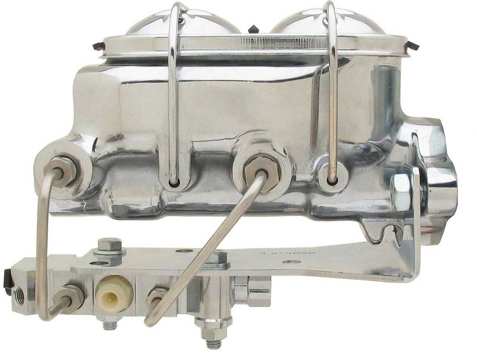 Thumbnail: Disc/Disc Universal Cast Iron 1-1/8" Bore Master Cylinder Kit