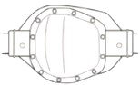 Thumbnail: 1948-52 Ford Truck F2 & F3 Timken/Dana 60 Full Float Axle Rear Disc Brake Kit
