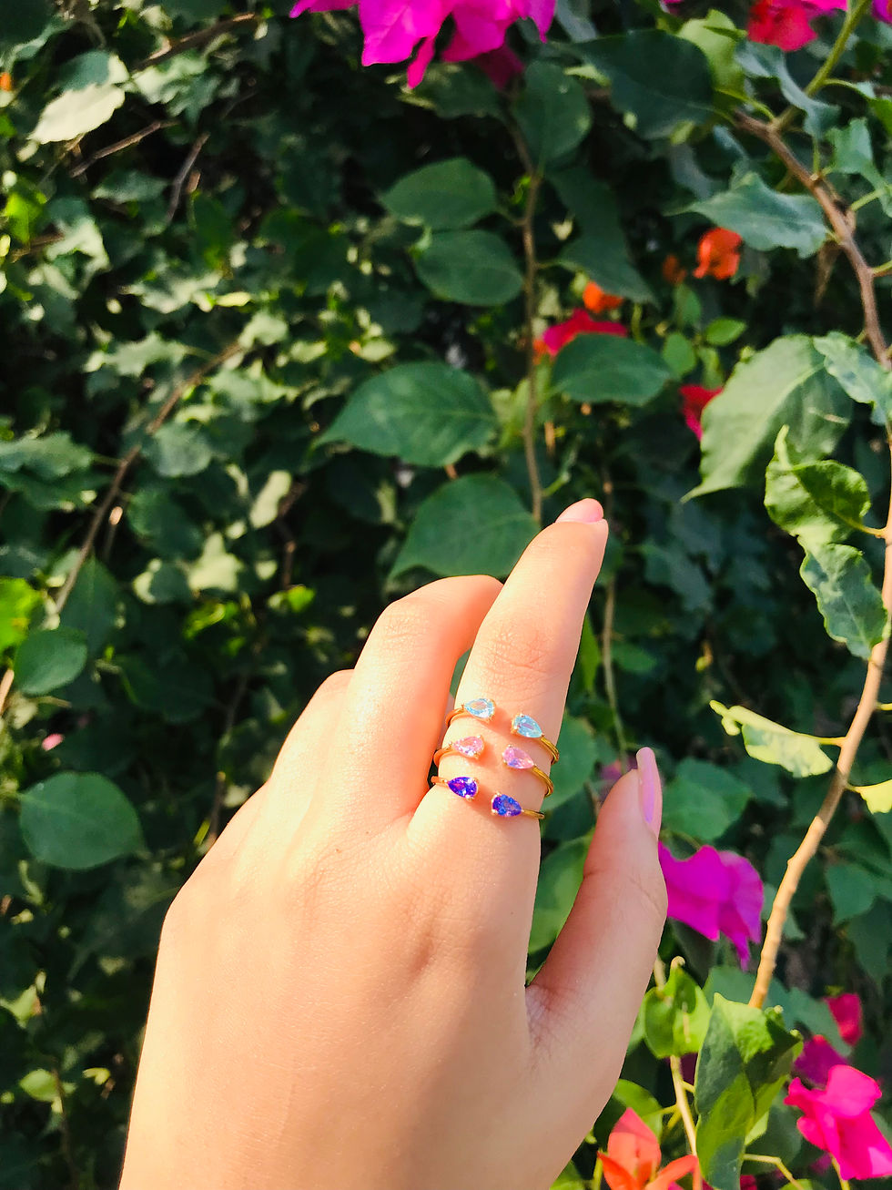 Twin Pear Finger Cuff