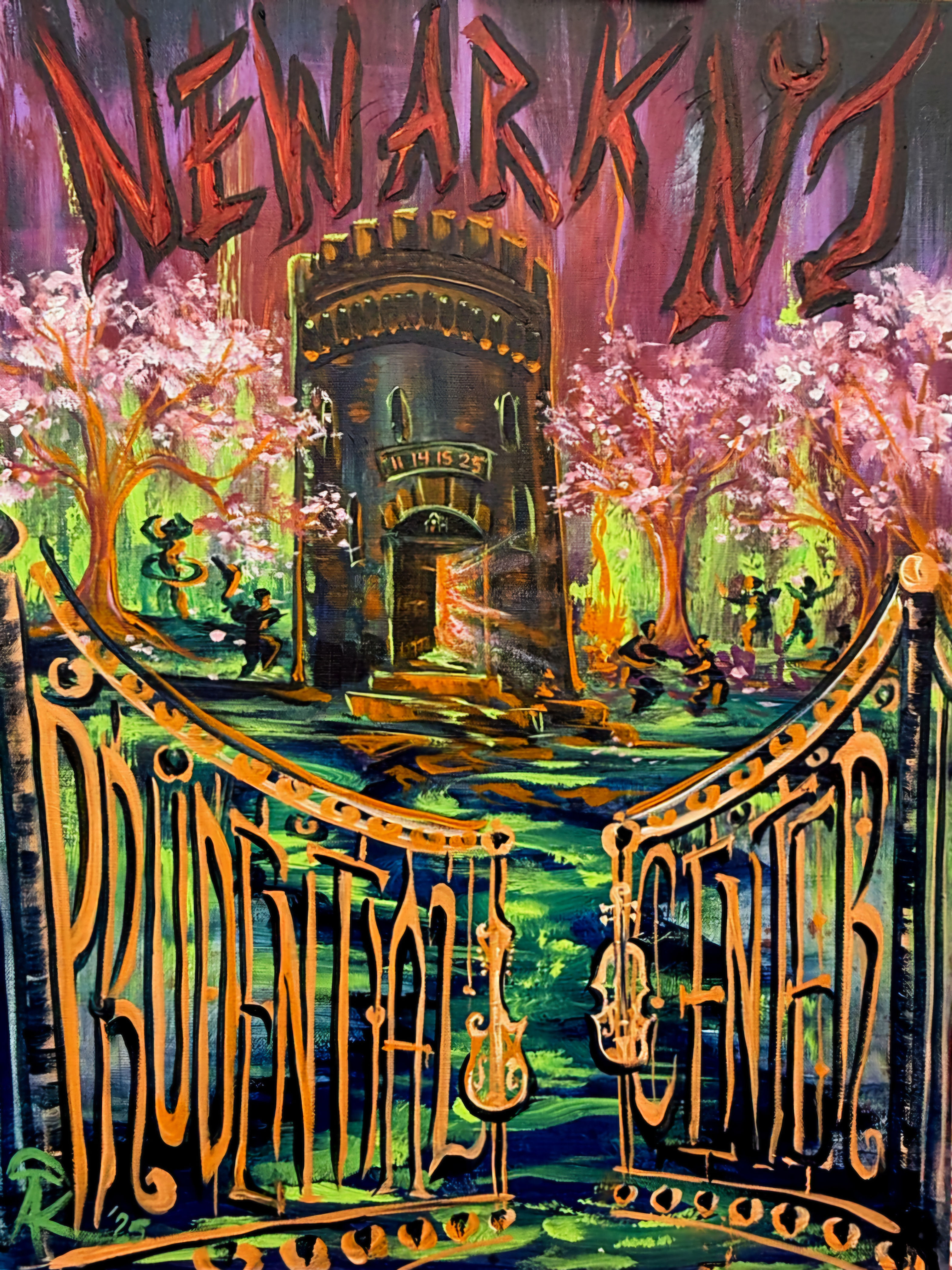 Newark Prudential Center Print