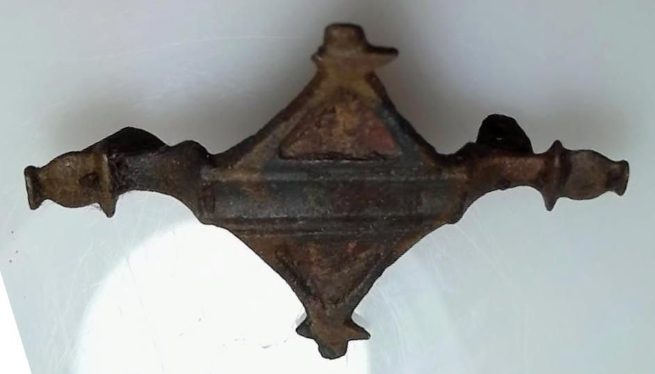 Artefact of the Month - Roman Brooch with remnants of enamel AD 193 - 303