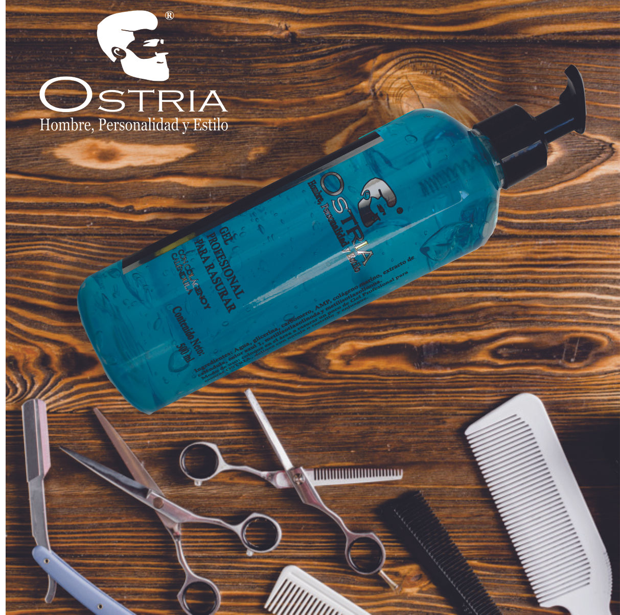 GEL PROFESIONAL PARA RASURAR 500 ML