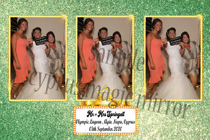 template 4 mm multi marquee green glitte