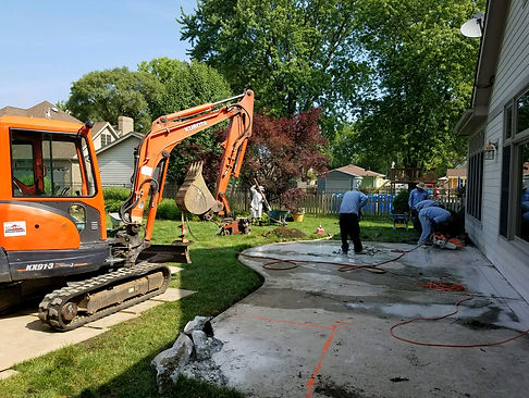 Brick Paver Patio, Unilock, Tinley Park, IL