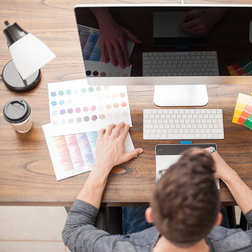 Designer On Computer