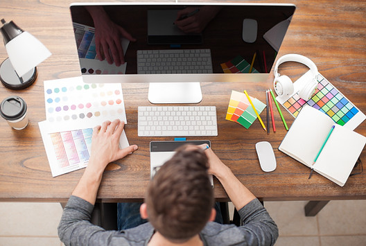 Designer On Computer