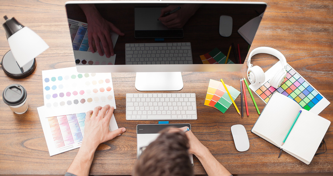 Designer On Computer