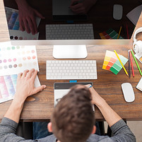Designer On Computer