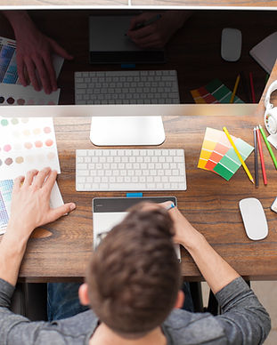 Designer On Computer