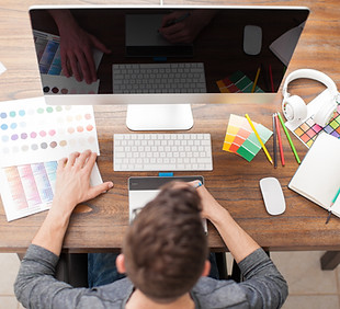 Designer On Computer