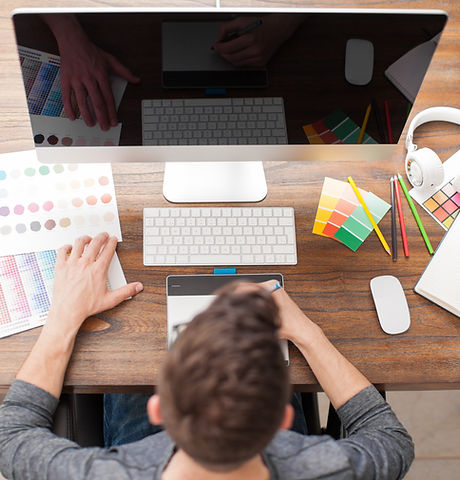 Designer On Computer