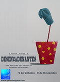 Flyer promocional de la exposición individual Desencadenantes