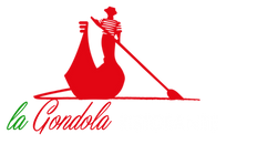 Logo des Ristorante mit weißer Schriftfarbe