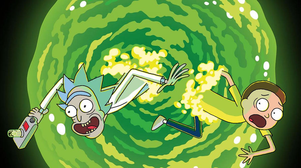 cảnh phim hoạt hình Rick and Morty season 4