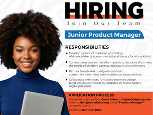 We are hiring: PRODUCT MANAGER