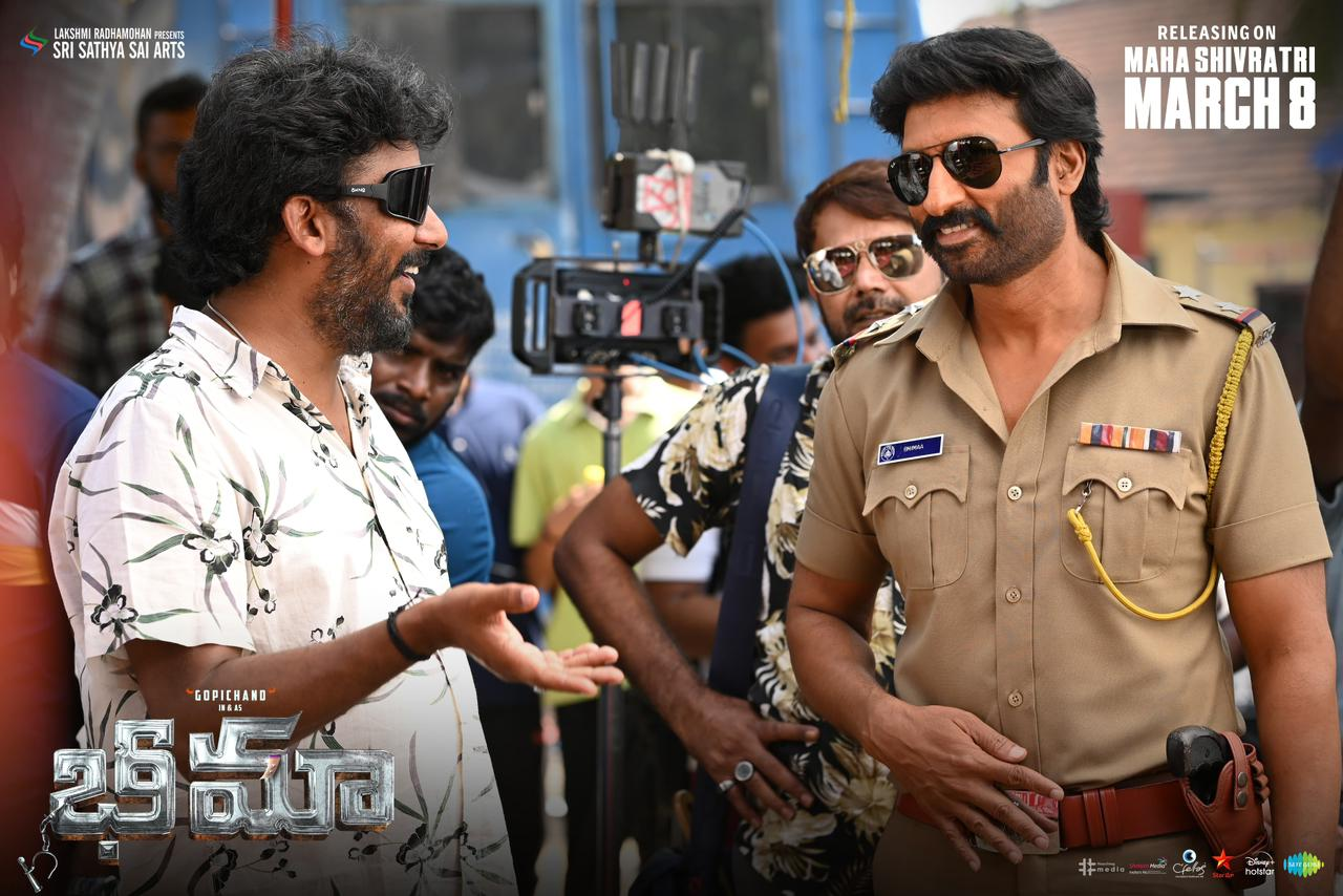 బీమా సినిమా హీరో గోపీచంద్ మేకింగ్ ఫొటోస్..