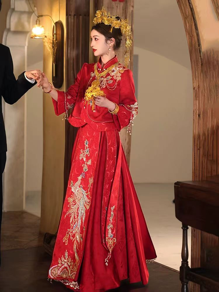 Thumbnail: 77041 New Chinese Style Bridal Xiuhe Suit  Collection: Sophisticated Wedding Dre