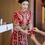 Thumbnail: 66046 Velvet Dragon & Phoenix Gown 'Xiufu' | Arrival Bride's Chinese Wedding Dre