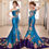 Thumbnail: 11377Chinese-style Evening Gown – Luxurious Long Train Dress, High-Fashion Runwa