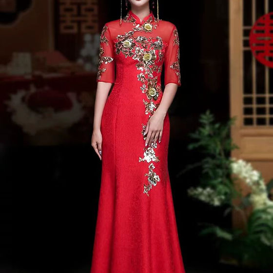open lace back dress Illianna Open Back Satin Maxi Dress  Shop American Threads Online Red / M