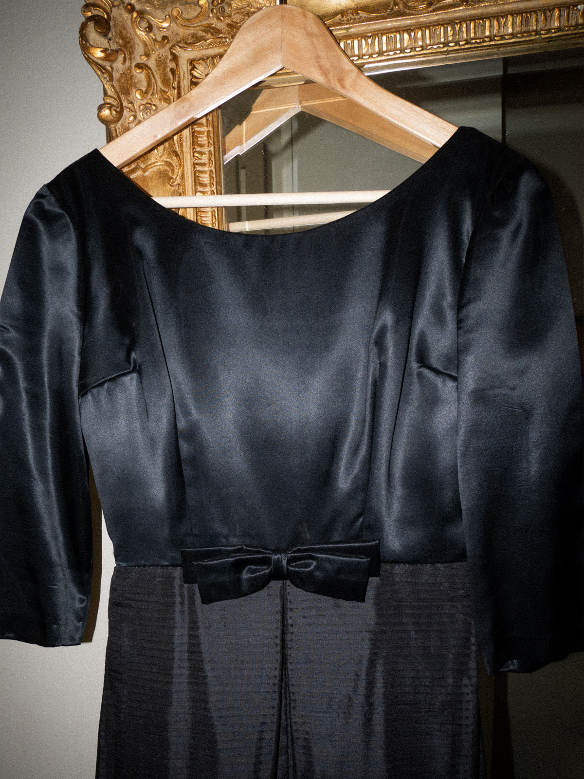 Black Satin Dress size XS