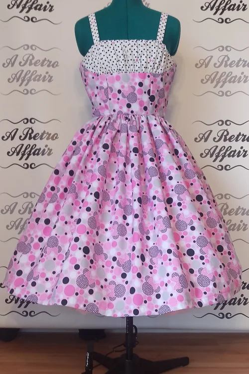 minnie mouse print dress