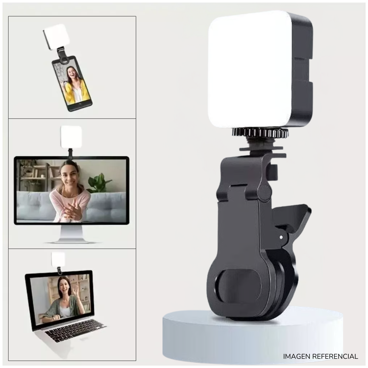 Mini Luz Led Selfie Para Celular Laptop Recargable Portátil