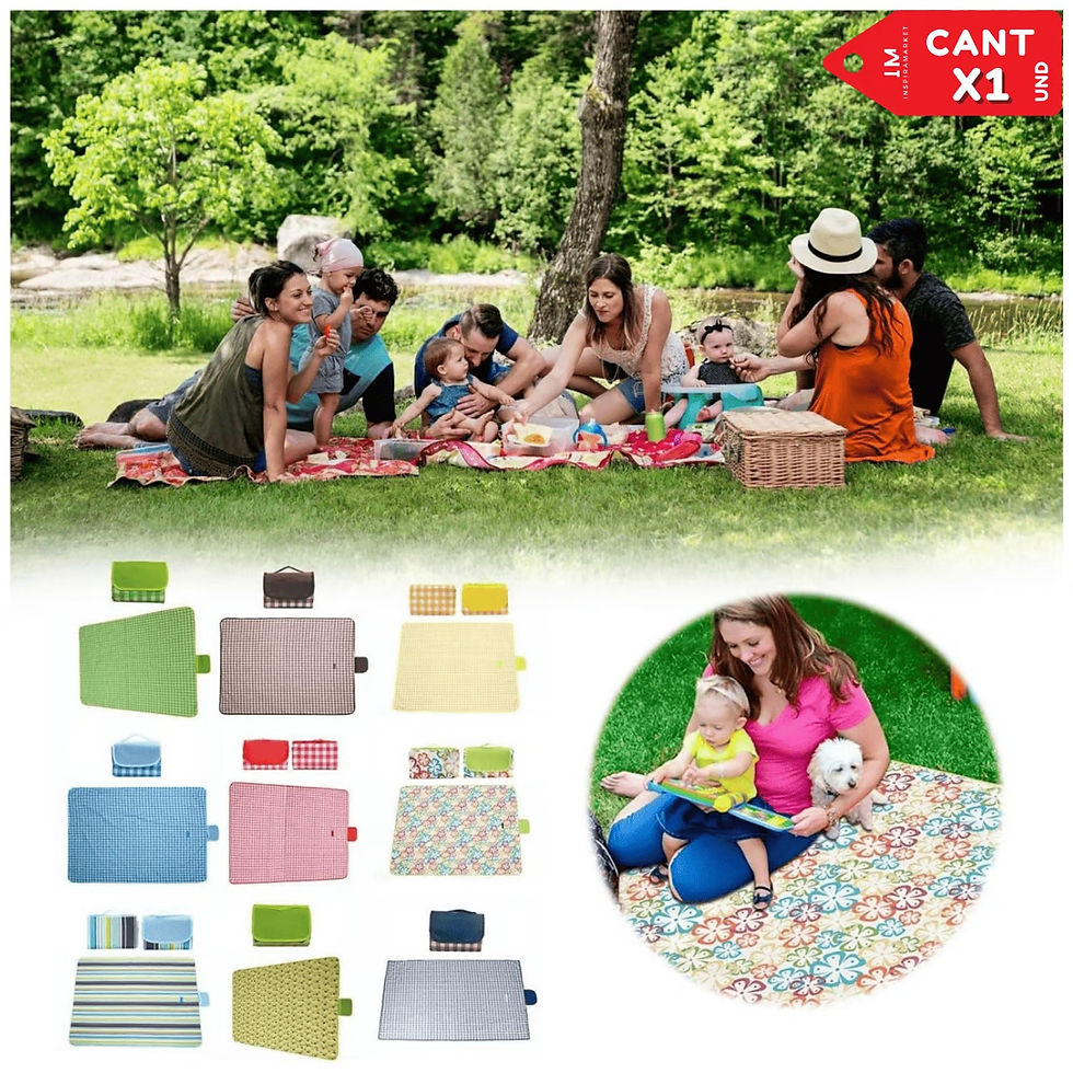 Manta Alfombra para Picnic Camping Playa 145X200 cm