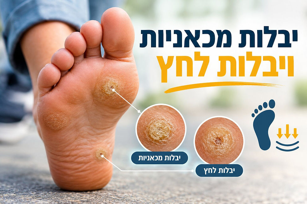 יבלות מכאניות ויבלות לחץ