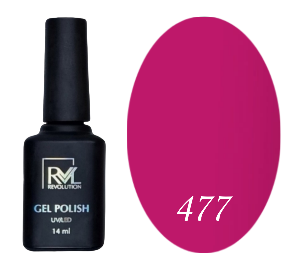 לק ג'ל 477 ורוד פוקסיה כהה RVL