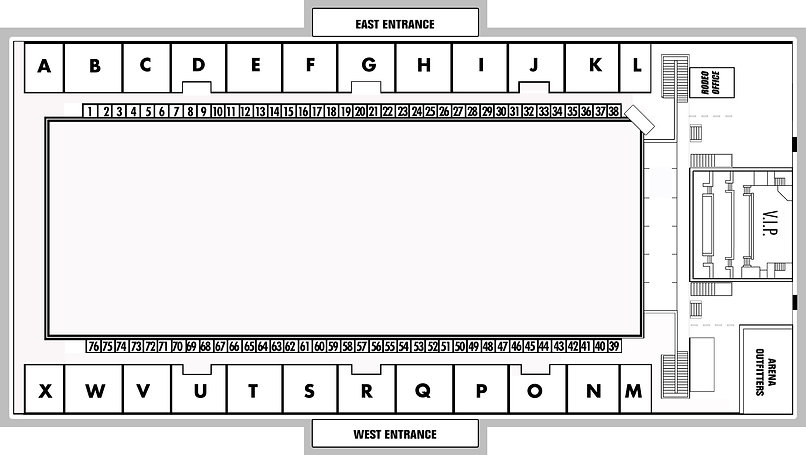 Lazy E Seating Map