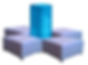 Set No. 6C Ottoman Led Cube.