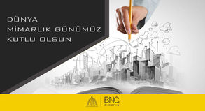 Dünya Mimarlık günümüz kutlu olsun.