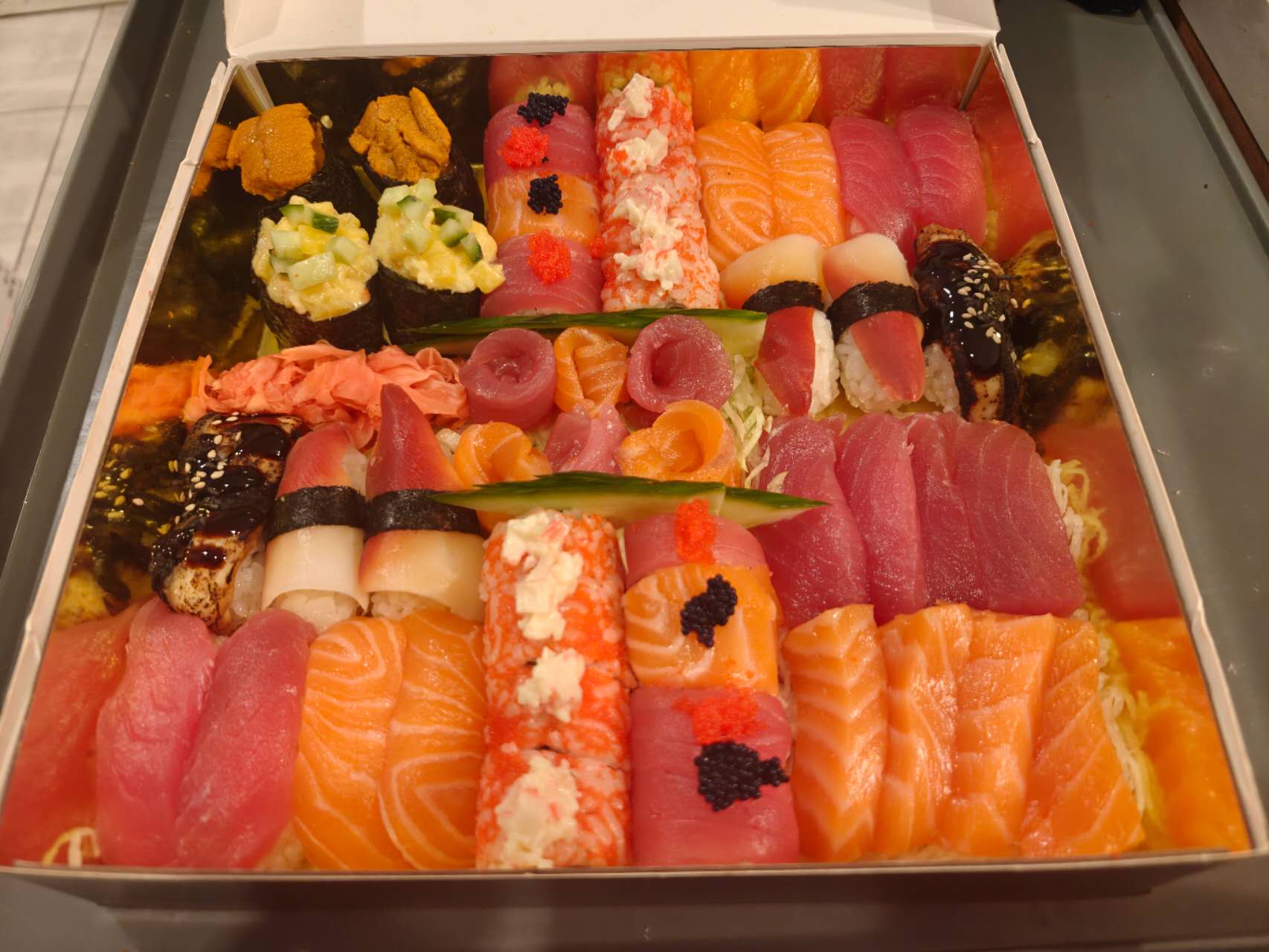 Arranged Food and Objects