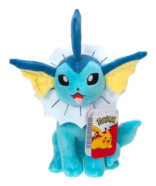 Pokemon Plush 8inch Vaporeon PokeShizz