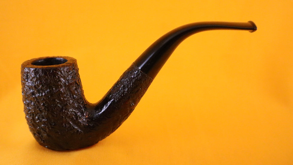 Parker Super Briar Bark Billiard bent 189 - 4 No. 298