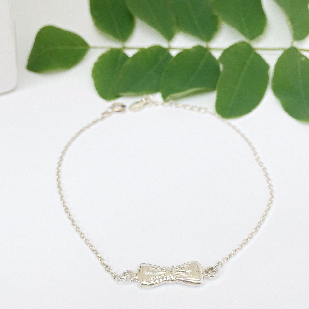 Bracelet "noeud argenté"