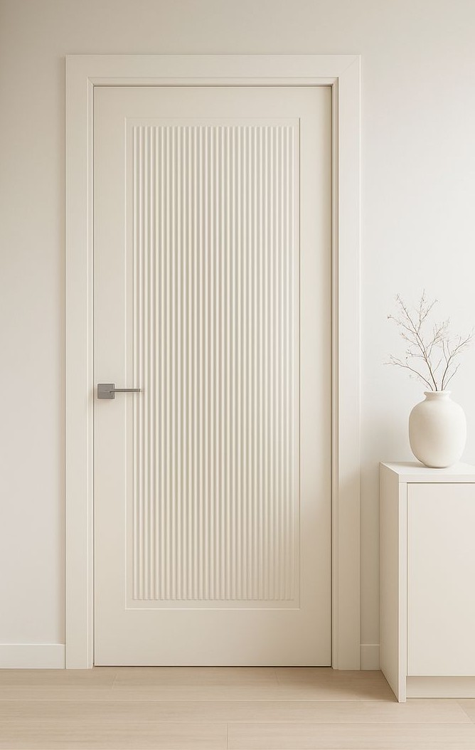 Une pièce distinctive marquée par de délicates rainures verticales qui lui confèrent profondeur et raffinement. Son design harmonieux ajoute du caractère et de la sophistication à l’espace, idéale pour des intérieurs qui privilégient le détail et une élégance subtile.