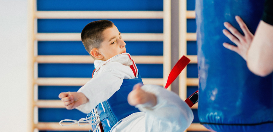 Tae Kwan Do Boy Training