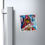 Thumbnail: What?! Chicken Art Magnet - Funky Fridge Decor for Farm Lovers