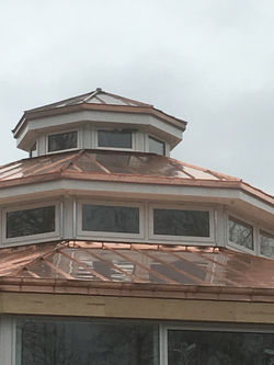 Tag og tagrender i kobber