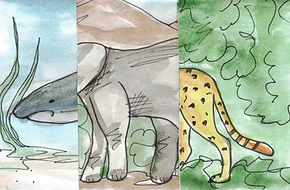 Animal Drawing Mix up Free Craft mix up 1