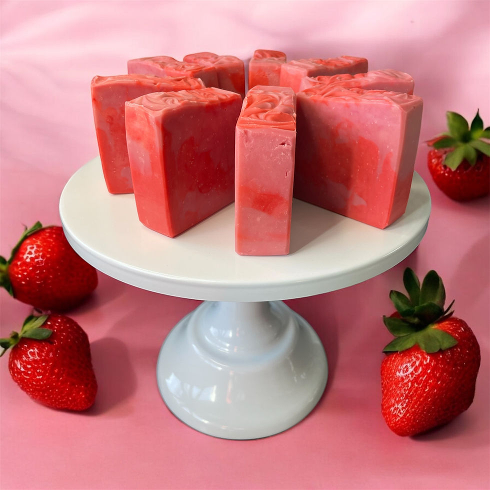 Pink Strawberry Soap