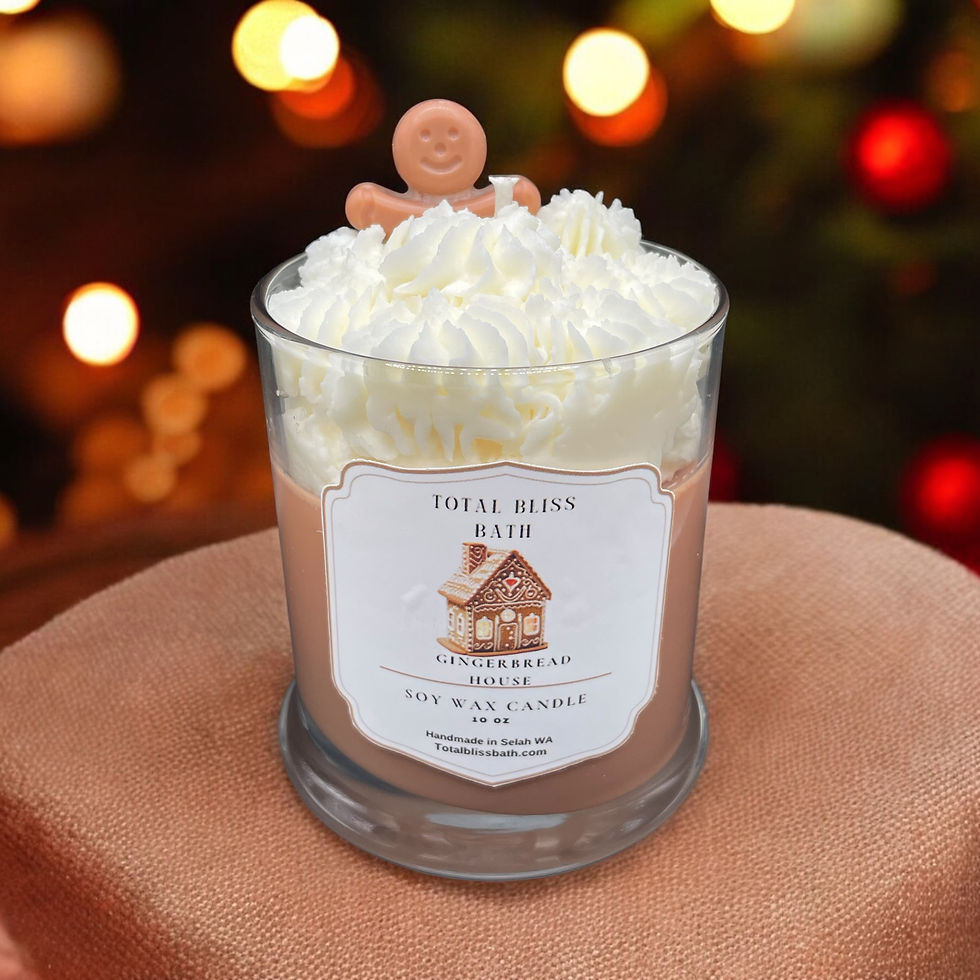 Gingerbread House Candle