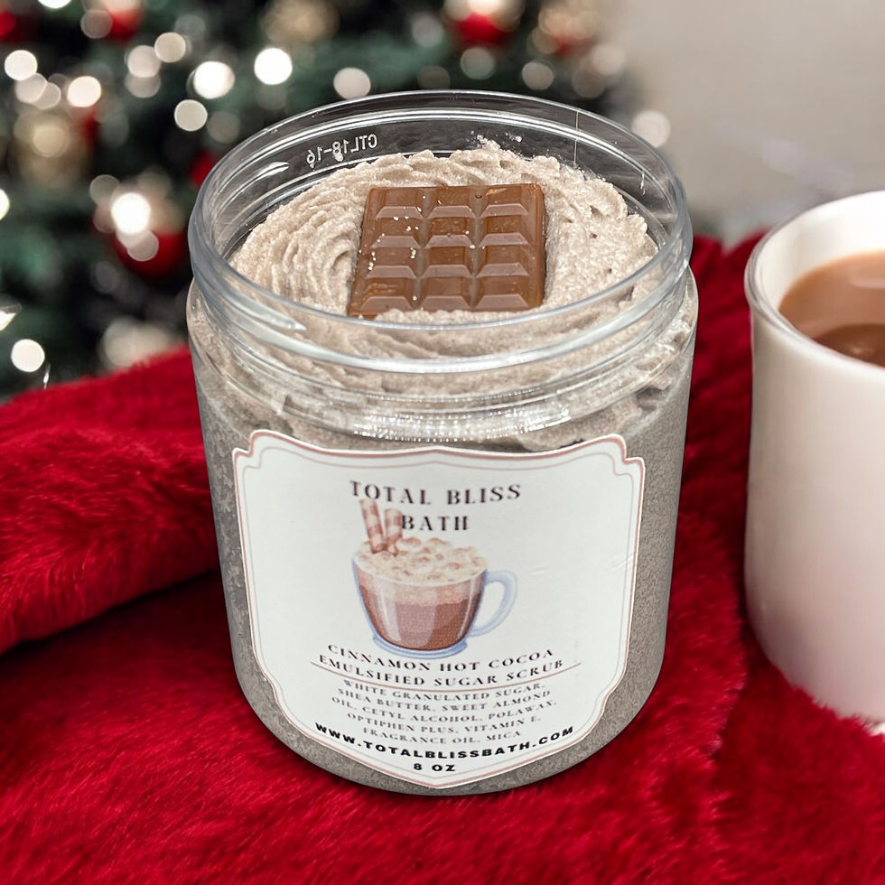 Cinnamon Hot Cocoa Emulsified Sugar Scrub