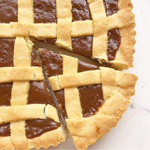 Pastafrola de dulce de leche