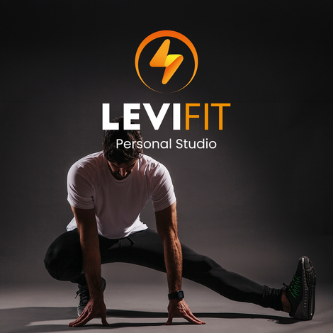 Logotipo do estudio de eletroestimulação LeviFit