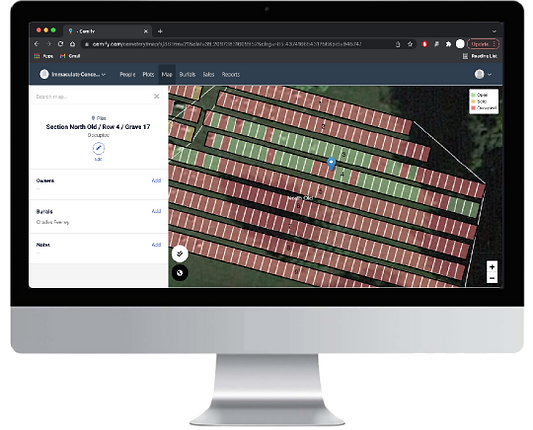 Can Cemetery Software Assist With Mapping And Plot Management Stress Free Cemetery Mapping Software | Lazarus Cemetery Mapping